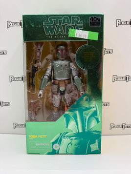 Hasbro Star Wars The Black Series Star Wars: The Empire Strikes Back 40th Anniversary Boba Fett (Carbonized Graphite)