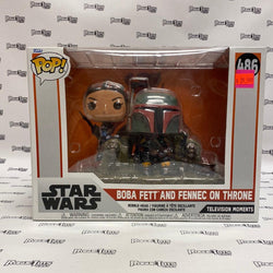 Funko POP! Television Moments Star Wars Boba Fett and Fennec on Throne - Rogue Toys