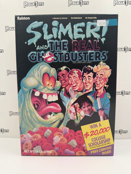 Ralston Slimer! and The Real Ghostbusters Brand Sweetened Cereal (EMPTY BOX ONLY)