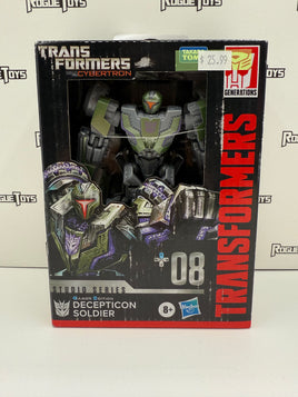 Hasbro Transformers Studio Series War for Cybertron Deluxe Class Gamer Edition Decepticon Soldier