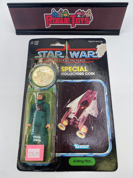 Kenner 1984 Star Wars The Power of the Force Special Collectors Coin A-Wing Pilot