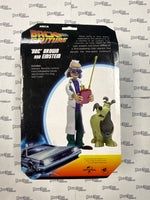 NECA Toony Classics "Doc" Brown and Einstein action figure set from Back to the Future: The Animated Series