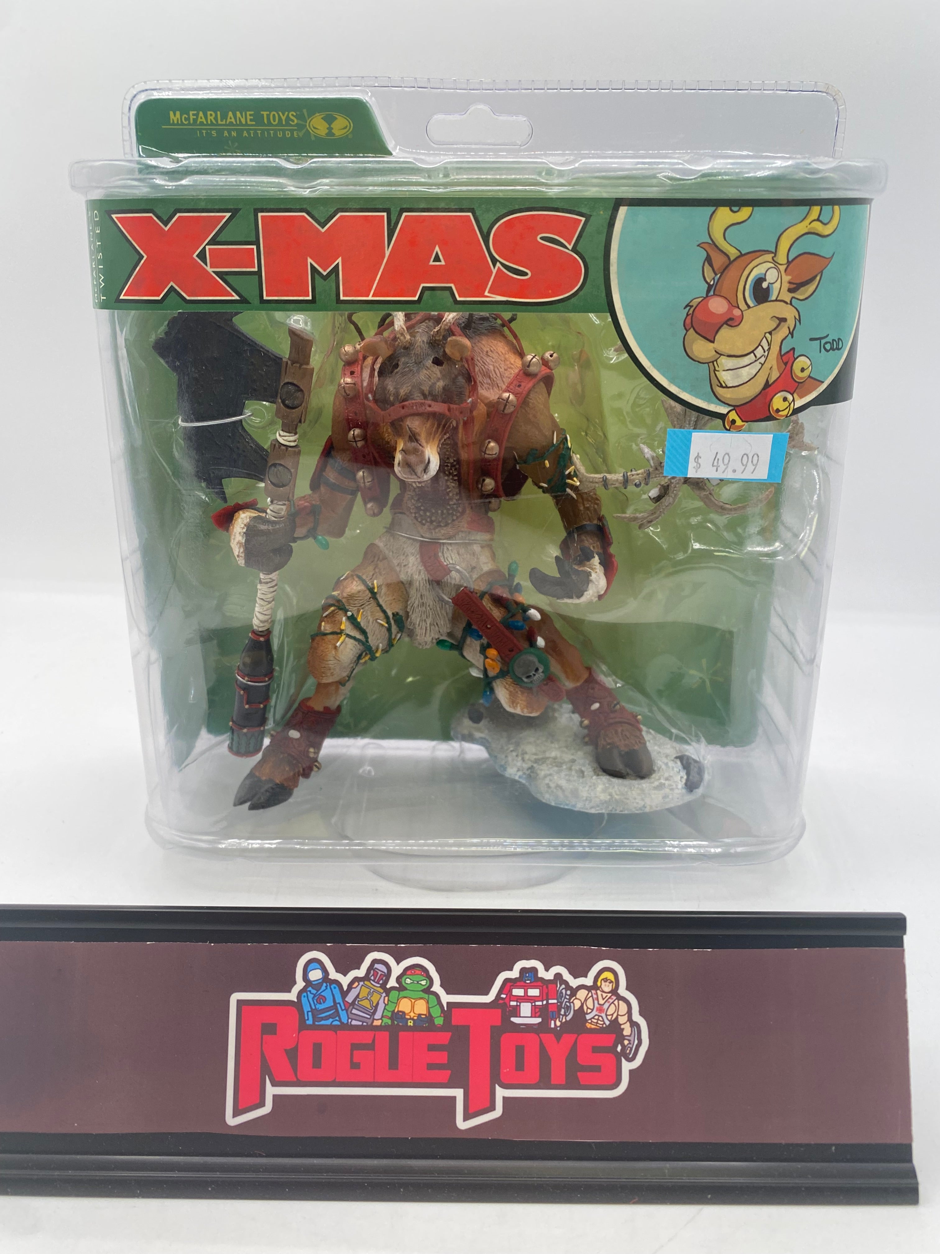 McFarlane TwistedChristmas Reindeer Rudy