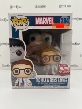 Funko POP! Marvel The Hulk & Bruce Banner (Marvel Collector Corps Exclusive)