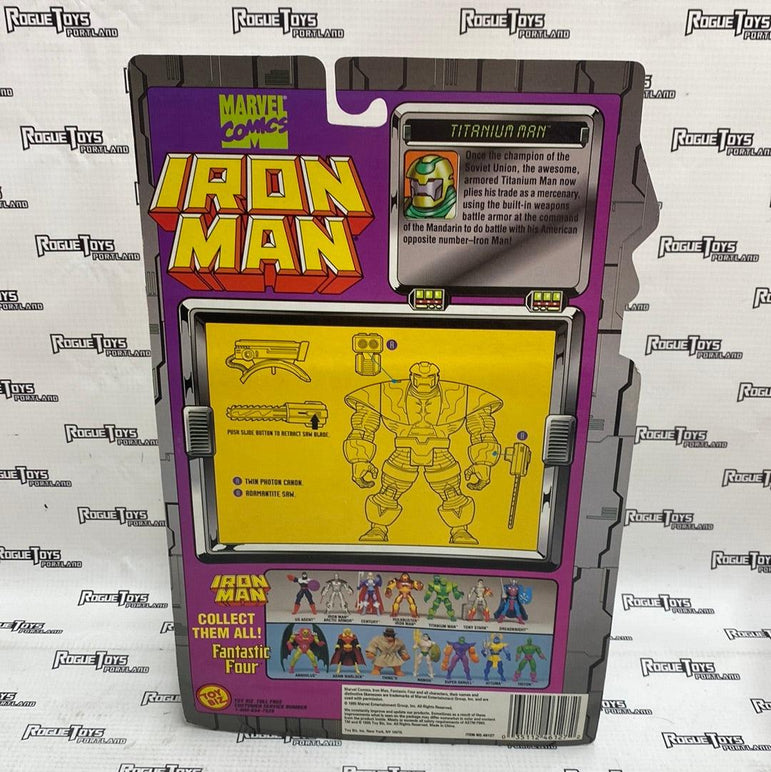 Vintage Toy Biz Iron Man Titanium Man with Retractible Blade Action - Rogue Toys