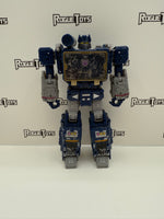 Hasbro Transformers War for Cybertron Siege Voyager Class Decepticon Soundwave with Micromasters Laserbeak & Ravage