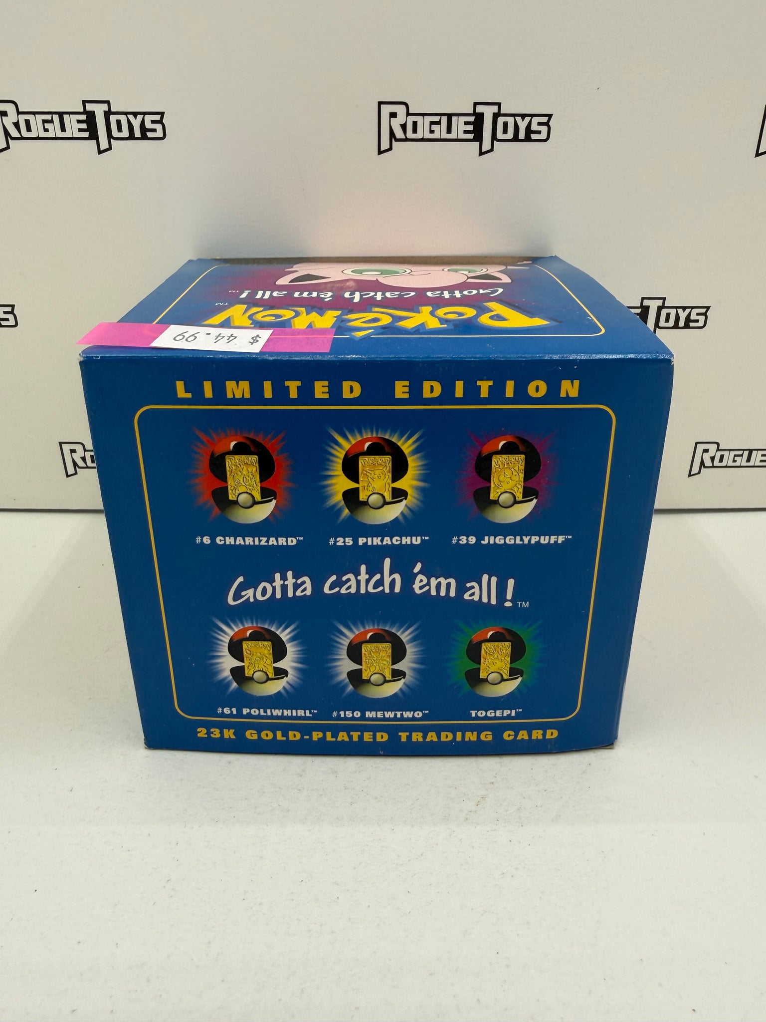 Nintendo Pokémon 23k Gold-Plated Trading Card #39 Jigglypuff| Rogue Toys