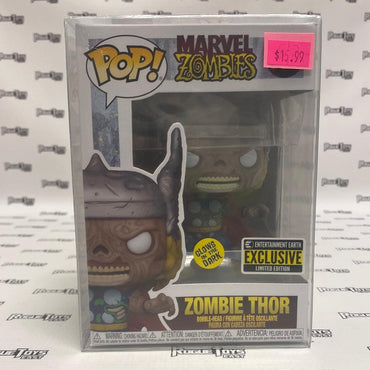 Funko POP! Marvel Zombies Zombie Thor (Glows in the Dark) (Entertainment Earth Exclusive Limited Edition)