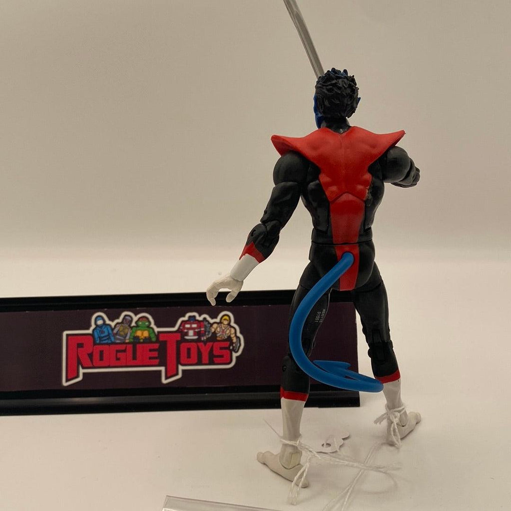 Hasbro 2019 marvel legends x-men nightcrawler wendigo baf wave (complete)