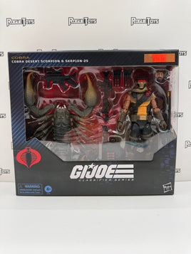 Hasbro G.I. Joe Classified Series Cobra Cobra Desert Scorpion & SKRP1ON-25