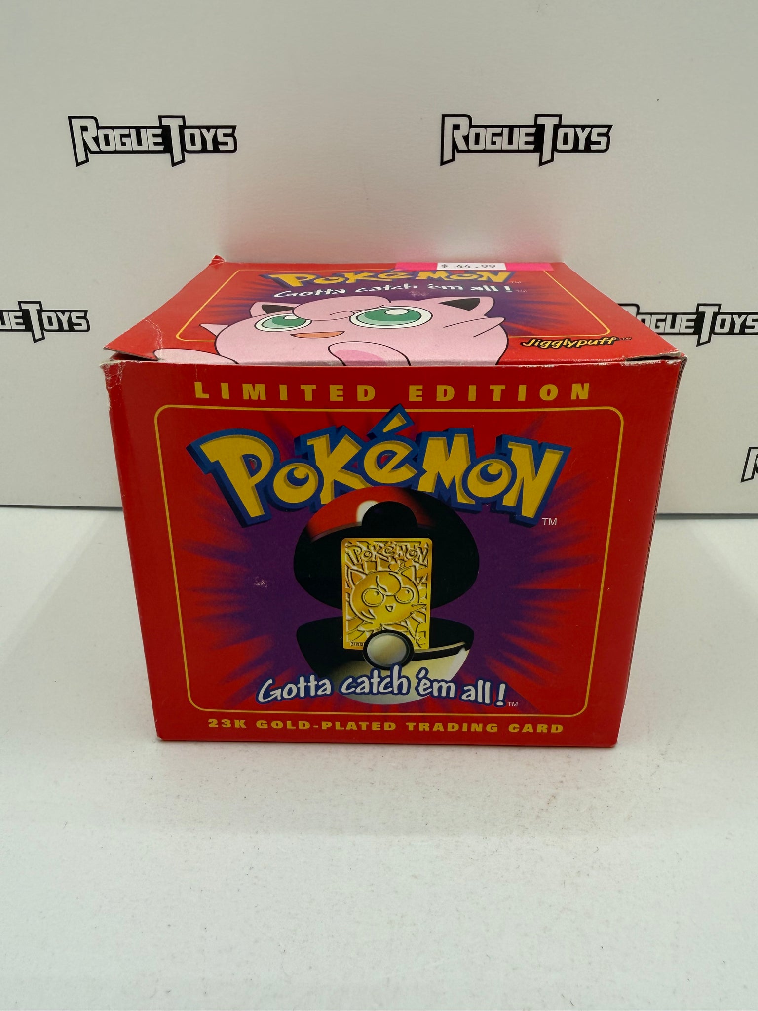 Nintendo Pokémon 23k Gold-Plated Trading Card #39 Jigglypuff| Rogue Toys
