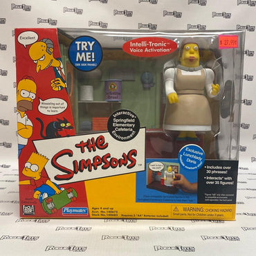 Playmates The Simpsons Interactive Environment Springfield Elementary Cafeteria w/ Lunchlady Doris - Rogue Toys