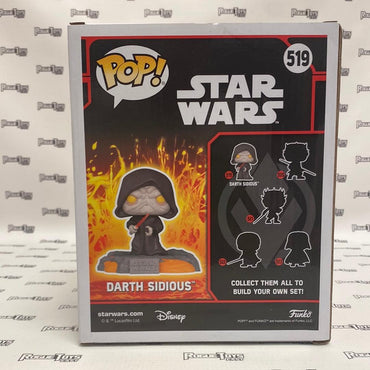Funko POP! Star Wars Red Saber Series Volume 1: Darth Sidious (Glows in the Dark) (GameStop Exclusive) - Rogue Toys