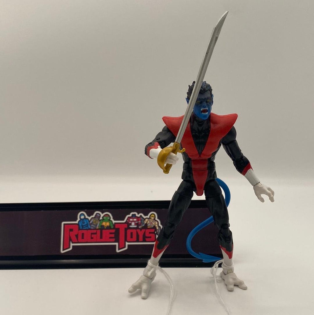 Hasbro 2019 marvel legends x-men nightcrawler wendigo baf wave (complete)