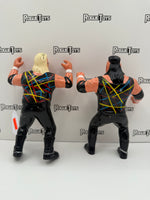 OSFTM WCW Collectible Wrestlers Tag Team Wrestlers Series 1 The Nasty Boys: Brian Knobs & Jerry Sags (with Black Shirts) (LJN Style)