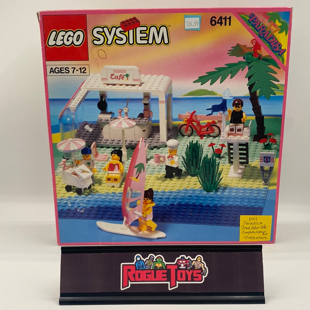 Lego System Paradisa 6411 Sand Dollar Cafe (Opened Box, Complete w/ Instructions)