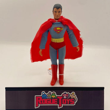 Mego 1970s Vintage Type 2 Body 8” Figure Superman (Complete & Original) (Replacement Emblem Only) - Rogue Toys