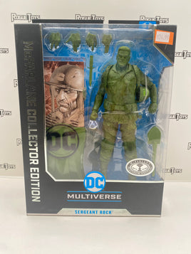 McFarlane Toys Collector Edition DC Multiverse DC Classic Sergeant Rock (Platinum Edition)