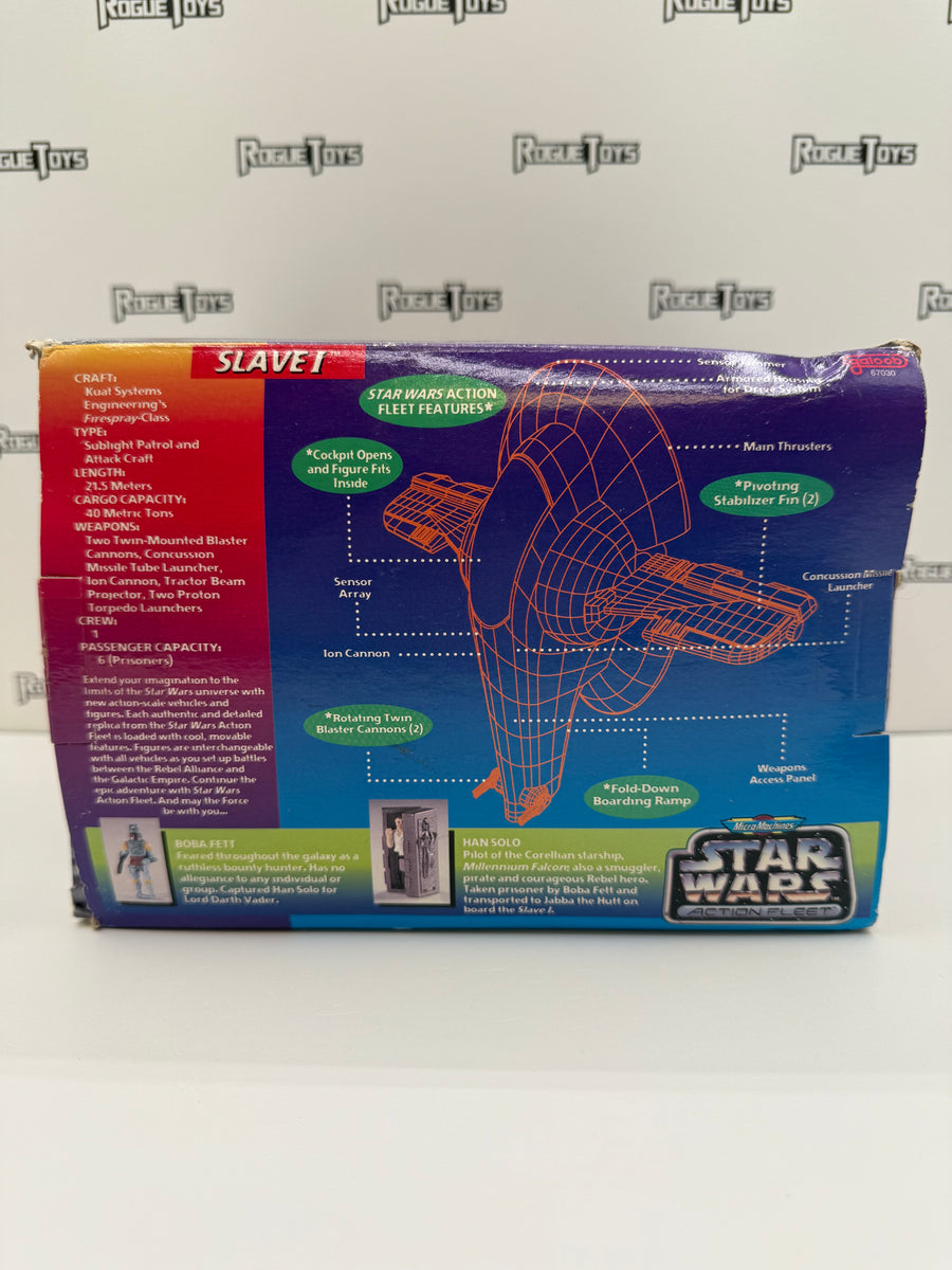 Galoob Micro Machines Star Wars Action Fleet Slave I Featuring Boba Fe ...