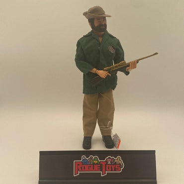 Hasbro 1970s Vintage GI Joe Adventure Team Land Adventurer w/ White Tiger Hunt Outfit, Hat, and Rifle - Rogue Toys