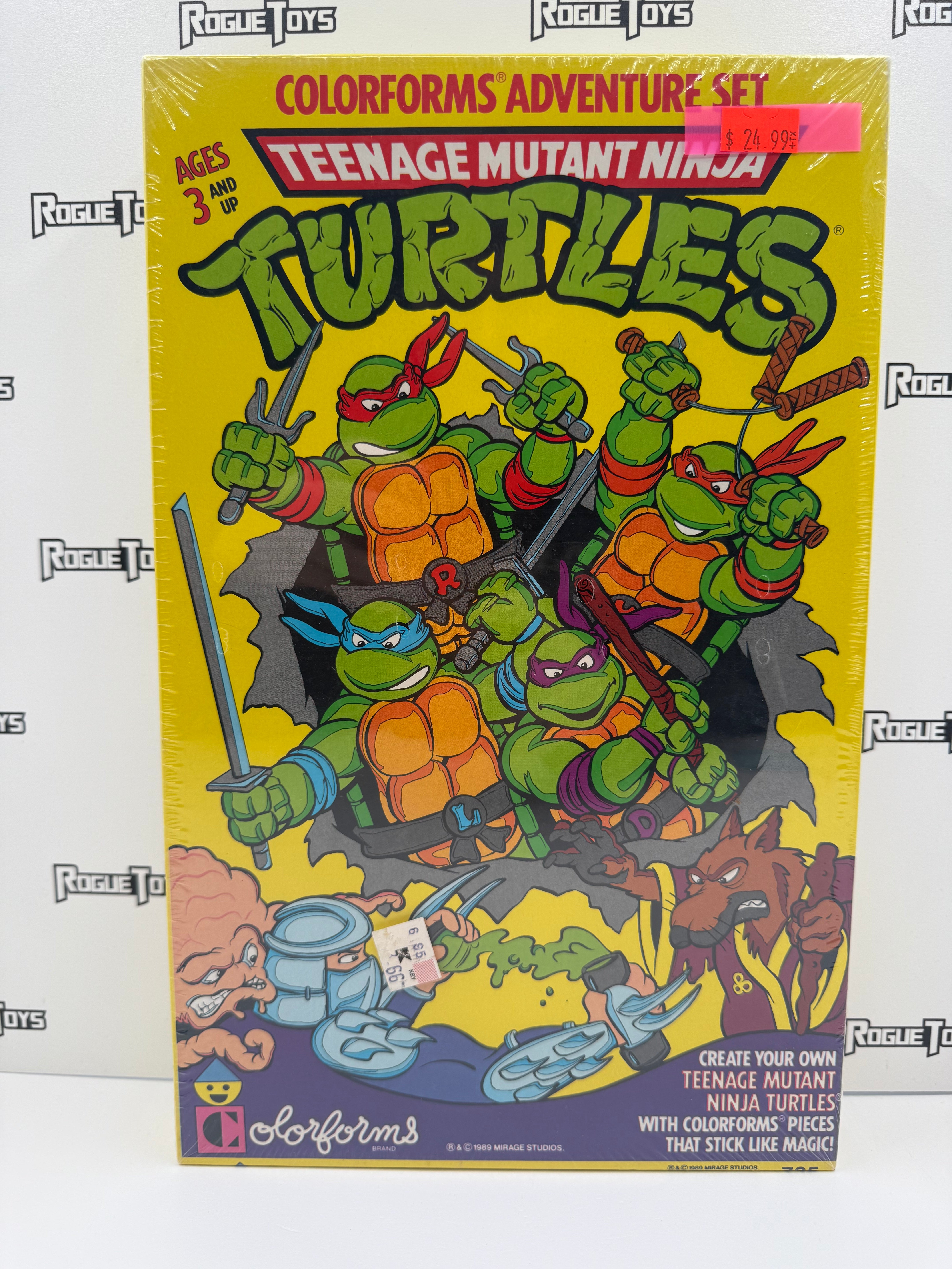 Mirage Studios Teenage Mutant Ninja Turtles (TMNT) Colorforms