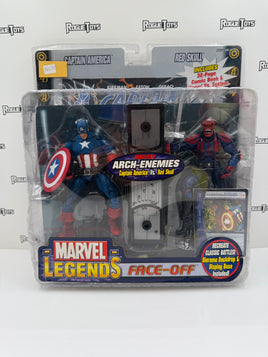 ToyBiz Marvel Legends Face-Off Marvel’s Arch-Enemies Captain America vs. Red Skull