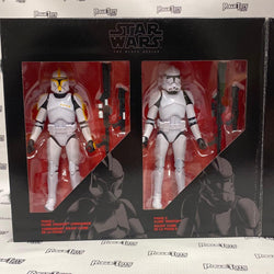 Hasbro Star Wars The Black Series Phase I Clone Trooper Commander / Phase II Clone Trooper / Imperial Stormtrooper / First Order Stormtrooper Officer (Amazon Exclusive)