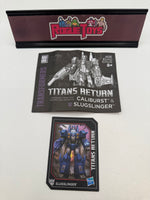 Hasbro Transformers Generations Titans Return Deluxe Class Decepticon Slugslinger & Caliburst