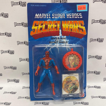Mattel 1984 Marvel Super Heroes Secret Wars Spider-Man and his Secret Shield - Rogue Toys