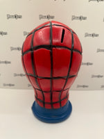 Ceramic Hand-Painted Marvel Spider-Man Head Bank (Blue Base)