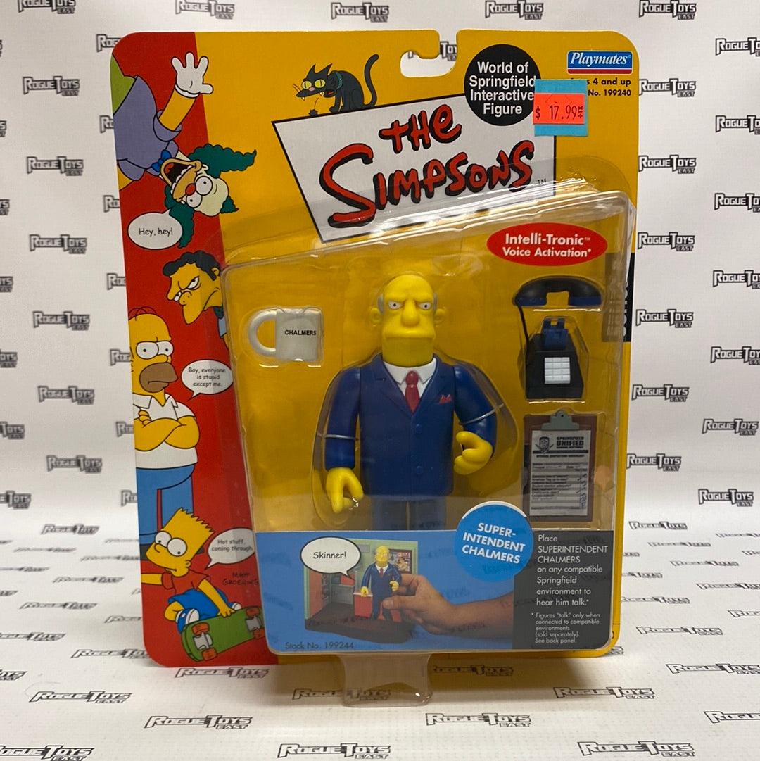 Playmates The Simpsons World of Springfield Interactive Figure Series 8 Superintendent Chalmers - Rogue Toys