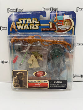 Hasbro Star Wars: Attack of the Clones Yoda w/ Force Powers!