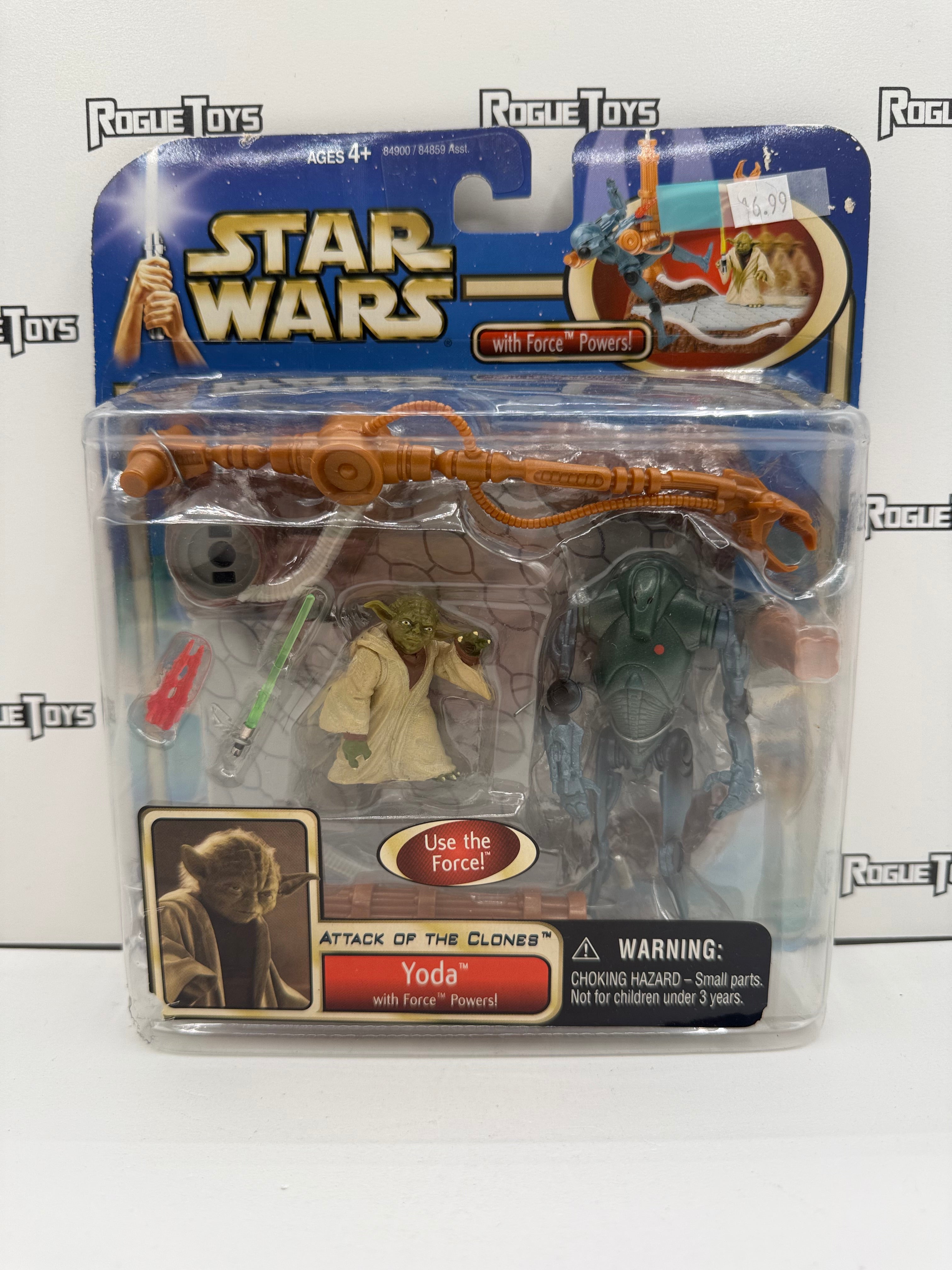 Hasbro Star Wars: Attack of the Clones Yoda w/ Force Powers