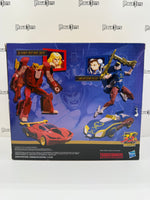 Hasbro Street Fighter II x Transformers Autobot Hot Rod [Ken] vs Autobot Arcee [Chun-Li] (Target Exclusive)