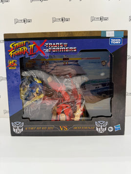 Hasbro Street Fighter II x Transformers Autobot Hot Rod [Ken] vs Autobot Arcee [Chun-Li] (Target Exclusive)
