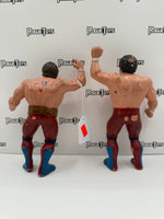 LJN WWF Wrestling Superstars British Bulldogs Tag Team: Davey Boy Smith & Dynamite Kid