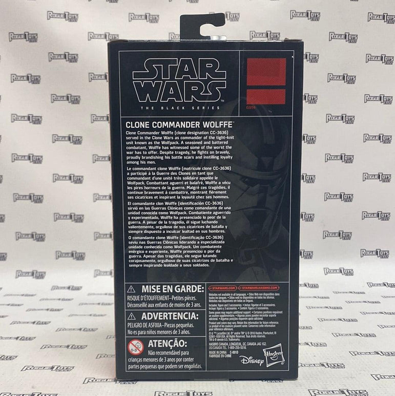 Hasbro Star Wars The Black Series Clone Commander Wolffe