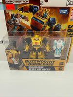 Hasbro Transformers War for Cybertron Kingdom Core Class Buzzworthy Bumblebee Autobot Bumblebee and Spike Witwicky (Target Exclusive)