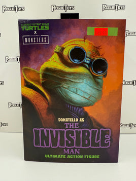 NECA Reel Toys Teenage Mutant Ninja Turtles x Universal Monsters Donatello as The Invisible Man Ultimate Action Figure