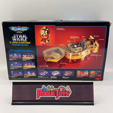 Galoob 1994 Micro Machines Space Star Wars: A New Hope C-3PO/Cantina Transforming Action Set