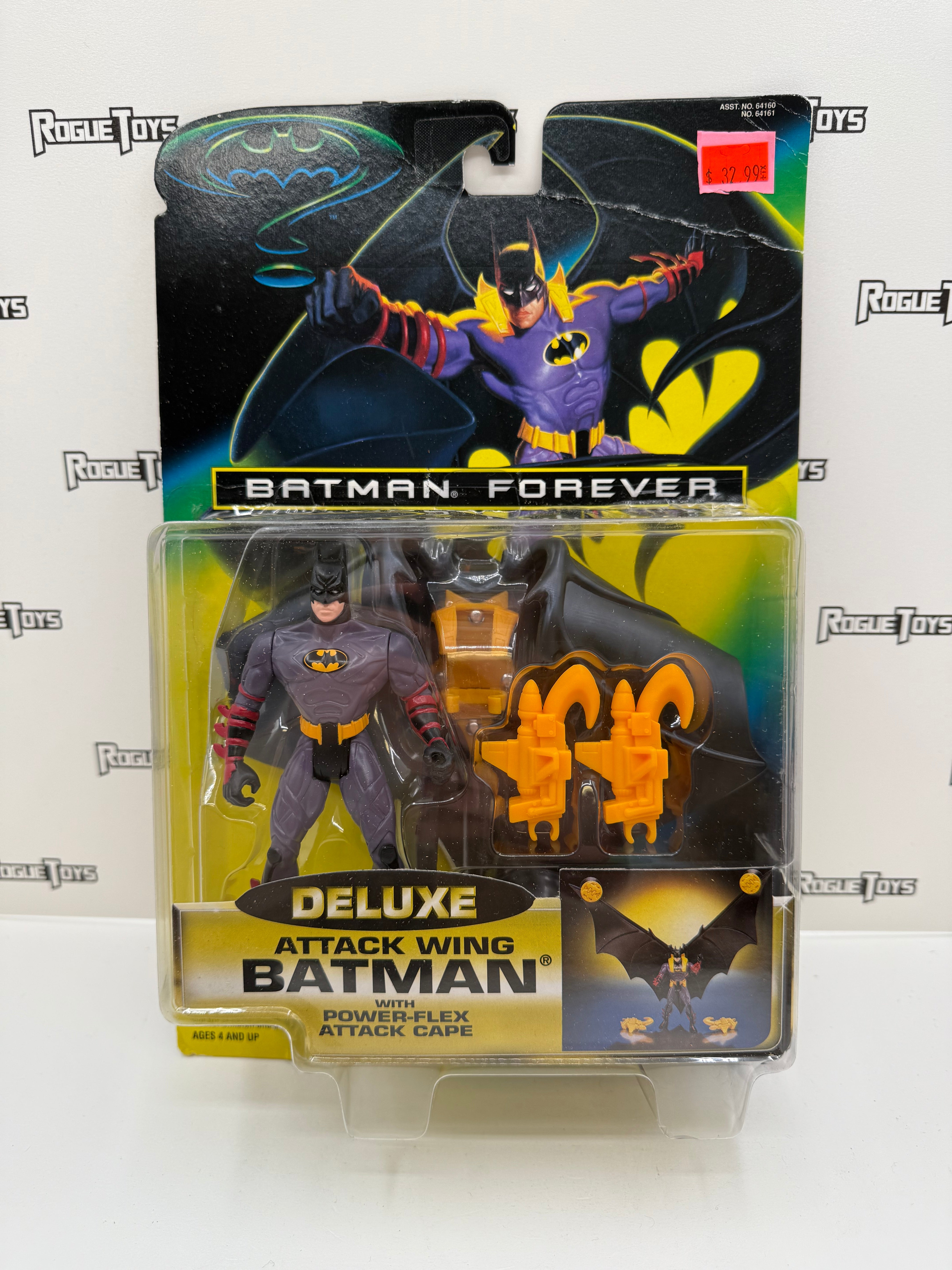 Kenner DC Batman Forever Deluxe Attack Wing Batman| Rogue Toys