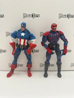 ToyBiz Marvel Legends Face-Off Captain America vs Red Skull