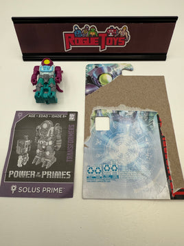 Hasbro Transformers Generations Power of the Primes Prime Masters Decepticon Solus Prime