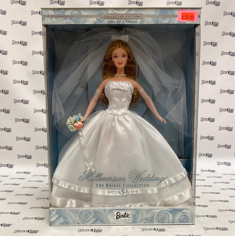 Mattel 1999 barbie collectibles the bridal collection millennium wedding  doll (first in a series)