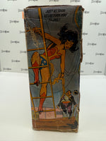 MEGO Comic Action Heroes Collapsing Tower with Invisible Airplane Plus Activator and Wonder Woman