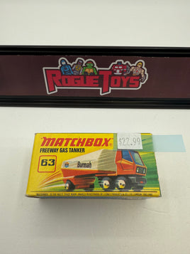 Lesney Matchbox Superfast Freeway Gas Tanker No. 63