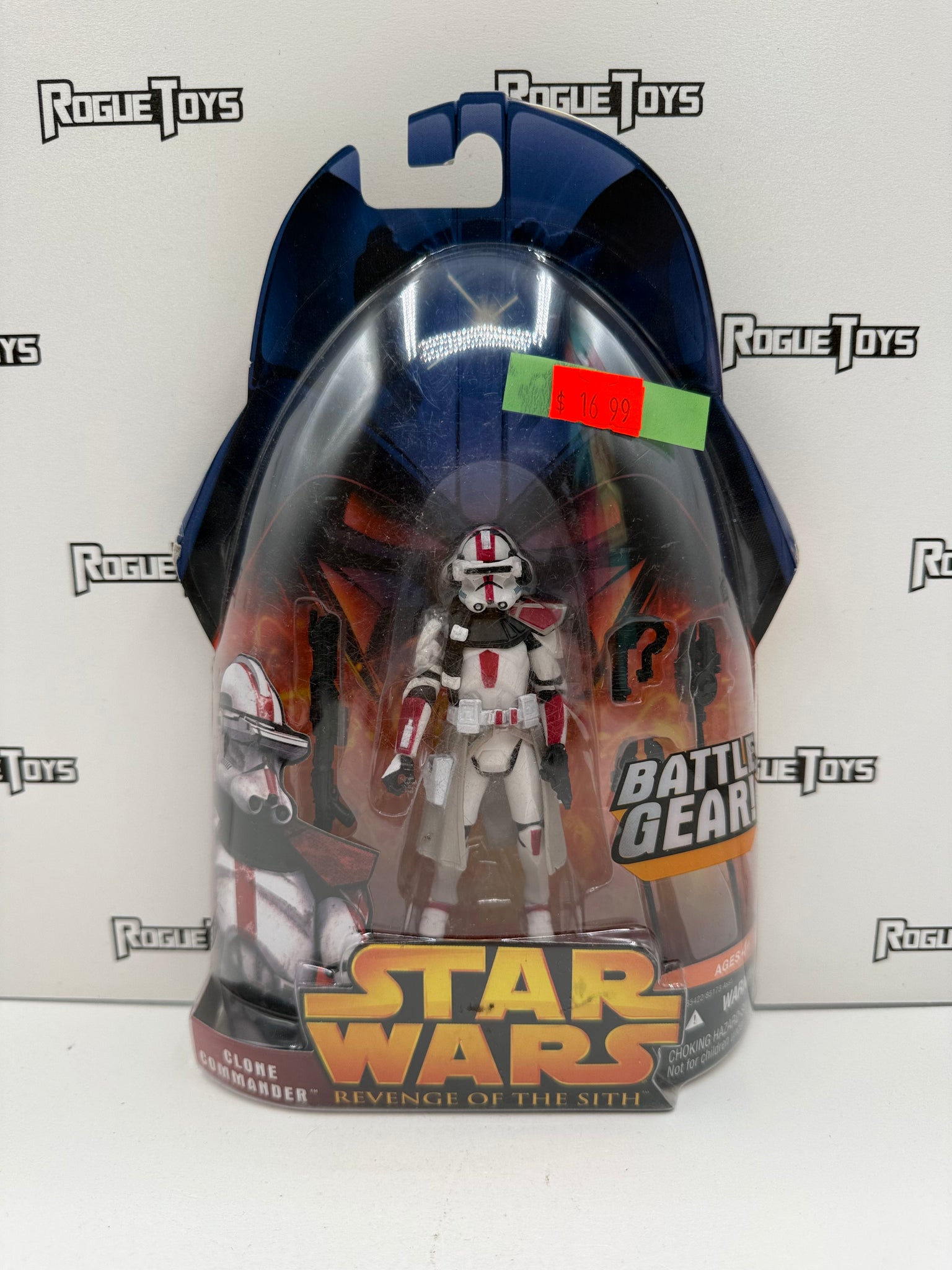 gear commander Hasbro Star Wars: Revenge of the Sith Clone Commander (Battle Gear!)| Rogue Toys