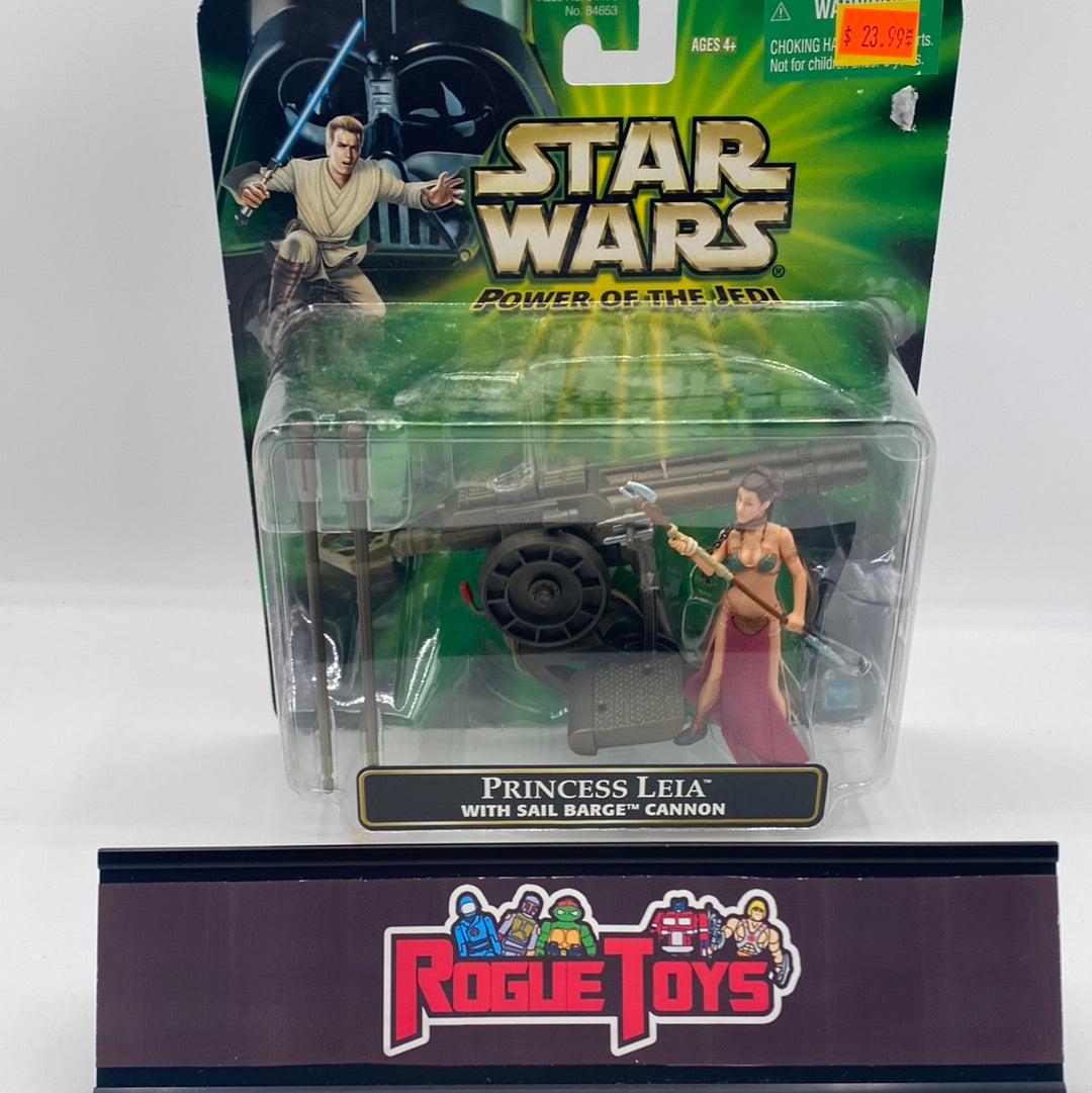 Hasbro Star Wars Power of the Jedi Princess Leia with Sail Barge Cannon