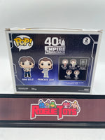 Funko POP! Star Wars: The Empire Strikes Back 40th Anniversary Han Solo & Princess Leia