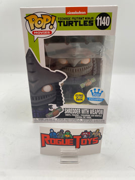 Funko POP! Movies Nickelodeon Teenage Mutant Ninja Turtles Shredder with Weapon (Glows in the Dark) (Funko.com Exclusive)